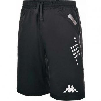 Kappa Arena Long Short - Pantalones de deporte para hombre, color negro, talla S