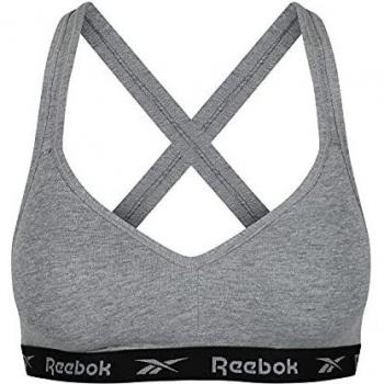 Reebok U4_C9507_Rbkgmarls - U4_C9507_RBK - Womens Moulded Cup Crop Bra Cara - Grml - Grey Marl Talla: S