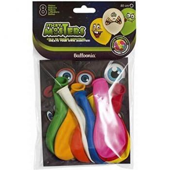 Globos Monsters con Pegatinas