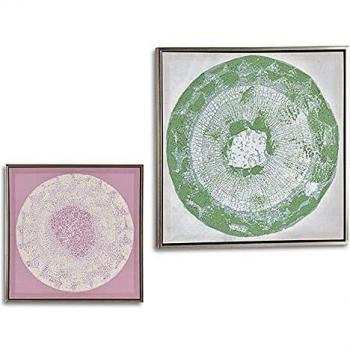 Gift Decor S3605084 Lienzo, Materiales Varios, Multicolor, 52.5 X 2.8 X 52.5 Cm