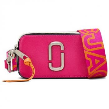 Marc Jacobs The Snapshot Mini Leather Camera Bag - Hot Pink for Women