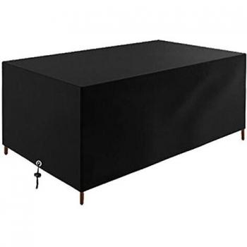 LCGOD Funda para Muebles de jardín Impermeable, Resistente al viento, lluvia y polvo, Rectangular Funda Protectora Muebles Exterior para sofá 600D Oxford