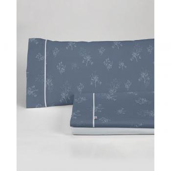 Juego de sábanas Vairy Azul 150cm 3 piezas