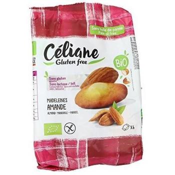 Magdalenas de almendras orgánicas 180 g | Céliane Gluten Free