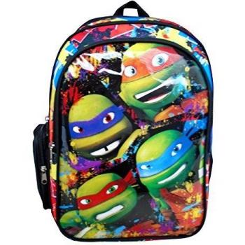 Montichelvo Tortugas Ninja Together Mochila Adaptable Carro, 43 x 30 x 14 cm, Color Verde