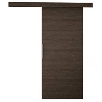 Puerta Corredera Melanie 80 I - Puerta Universal Izquierda/Derecha, Montaje Sencillo, Mangos de Aluminio Sólidos, Sistema de Cierre Automático