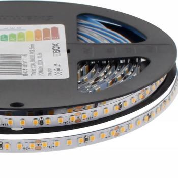 Tira LED Monocolor SMD2022 ChipLed Samsung DC24V 5M (210LED/m) PCB 5mm 40W IP20 Blanco Frío.