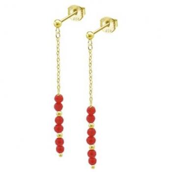 Pendientes Lotus Silver Trendy LP3769-4/1 Plata, Mujer, acabado brillo con bola de plata