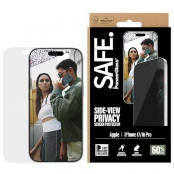 Protector de Pantalla Privado SAFE. by PanzerGlass® para iPhone 17 y iPhone 16 Pro | Ultra-Wide Fit con EasyAligner