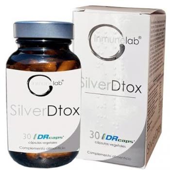 Inmunelab Silverdtox 30 Cápsulas - Complemento Alimenticio Detoxificante con Extractos de Plantas y Minerales