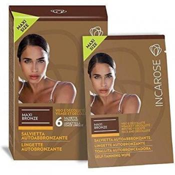 IncaRose Maxi Bronce Toallitas Autobronceadoras 6ud