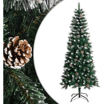 vidaXL Artificial Christmas Tree with Stand Green 180 cm PVC