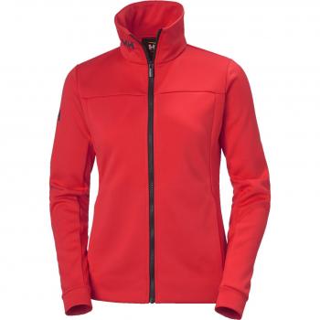Chaqueta Helly Hansen Crew Rojo para mujer con forro polar, talla M