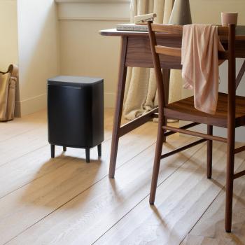 Cubo de Basura Brabantia Bo Hi 12L Negro Mate