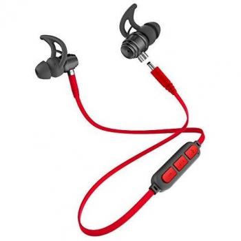 Avenzo AV639RJ Auricular Bluetooth Cable Jack, 2 En 1, Rojo