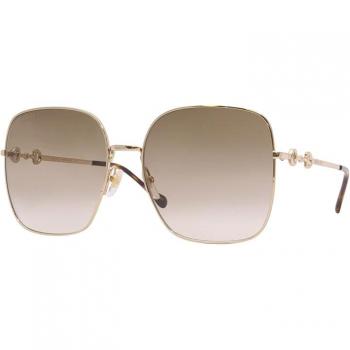 Gucci Gold Brown Sunglasses Stylish Model for Male and Female, Yellow, Size: 61 MM
