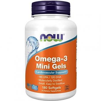 NOW Foods Omega-3 Mini Gels - 500mg, 180 Softgels