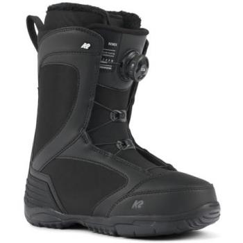 K2 Benes Boa Black 235 - Botas de snowboard para mujer, talla 37, color negro