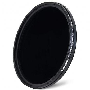 ZOMEi 67MM Ultra Slim ND2-ND400 Fader Ultra Neutral Densidad Variable Ajustable Filtro de Lente ND Ultra Filtro de Vidrio óptico