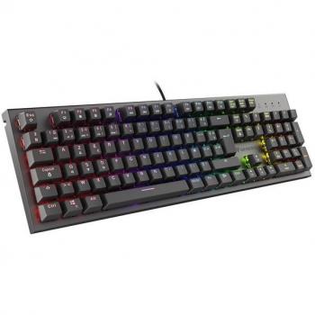Teclado Gaming Genesis Thor 300 RGB Mecánico con Retroiluminación y Switches Rojos