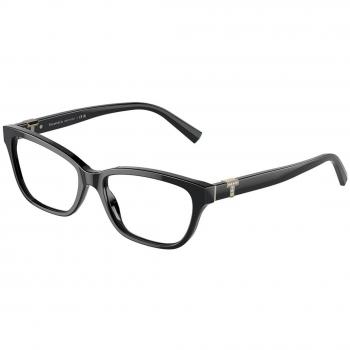 Tiffany & Co. TF2233BF Asian Fit 8001 Gafas Recetadas para Mujer Negras 52 Lentes Armazones Negros