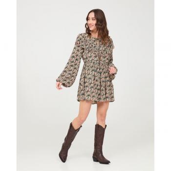 NKN Nekane - Vestido de mujer manga larga color verde