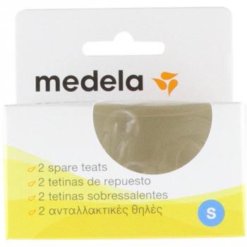 Medela Slow Flow Silicone Nipple Size S (0-3 Months) - Pack of 2