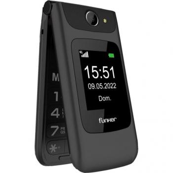 Funker C200 Comfort 4G - Teléfono móvil 4G Volte de Tapa para Mayores, Botones y Teclas Grandes, fácil de Usar, botón SOS, USB-C, 3 memorias directas, 2000 contactos, Bateria 1000mAH
