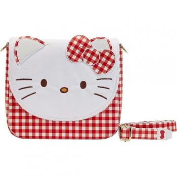 Bolso Bandolera Hello Kitty de Cuadritos