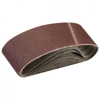 Silverline 308931 - Bandas de lija 75 x 533 mm, 5 pzas Grano 60