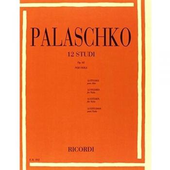 Estudios (12) Op. 62 para Viola - PALASCHKO