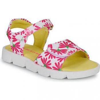 Sandalias Agatha Ruiz de la Prada Blancas con Estampado de Flores, Comodidad y Tendencia