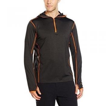 Trespass Oxy - Top de manga larga de fitness para hombre, color gris, talla M