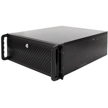 UNYKAch Caja Rack Mount UK 4129 Chasis Formato 4U 19 ATX, Fondo de 550 mm, 3 Bahías de 5,25”, 8 Bahías de 3,5”, Filtro Anti Polvo Frontal con Llave de Seguridad y Puerto USB 2.0