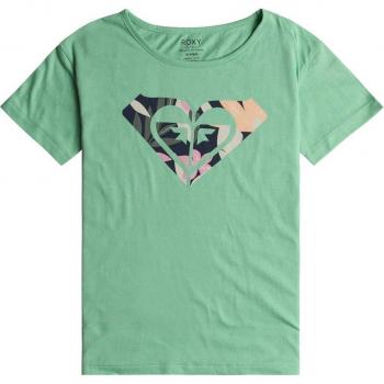Camiseta de niños Roxy Day And Night, manga corta, color verde, talla 14