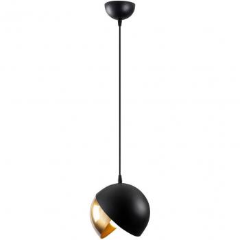 Lámpara colgante Berceste 252-S Ø20 cm negra/dorada
