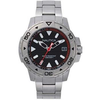 Nautica Men's Analog Japanese Quartz Watch with Stainless-Steel Strap NAPEGT005