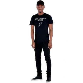 New Era NBA San Antonio Spurs Men's Black Short Sleeve T-shirt XL