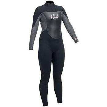 Gul Womens Response 3/2mm Blindstitched T2 Wetsuit 2017 - Black/Marl 10