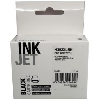 Cartucho de tinta reciclado HP 302XL Negro