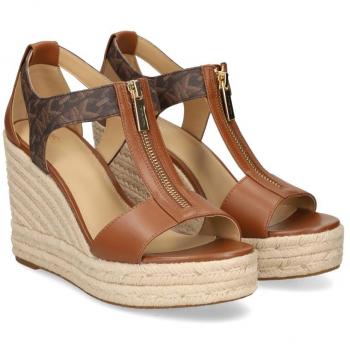 Alpargatas de cuña Berkley Mujer - Marrón Talla 9
