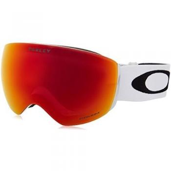 Oakley Flight Deck L Ski Goggles (Prizm Torch Iridium) - Matte White, Unisex