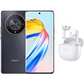 Honor Magic6 Lite 5G + Auriculares X6, Pantalla 17.2 cm (6.78), Doble SIM, Android 13, USB Tipo-C, 8 GB RAM, 512 GB Almacenamiento, B