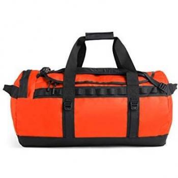 The North Face Base Camp - Bolsa con cremallera, Hombre, Color naranja y negro, medium