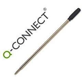 Q-Connect KF21742 - Recambio para bolígrafo tipo cross, color negro