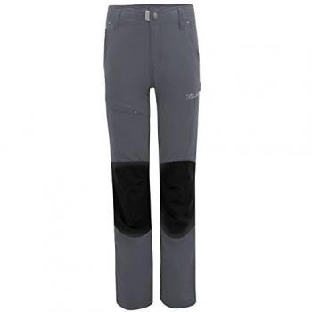 Trollkids Pantalones de Trekking para Niños Hammerfest Slim Fit, Color Dunkelgrau Talla 10 años