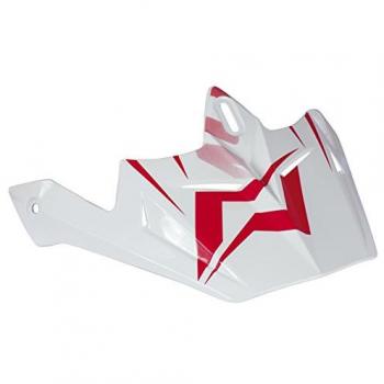 Mots MT6923R Visera para Casco Trial Go On 2, Rojo, Talla ÚNICA
