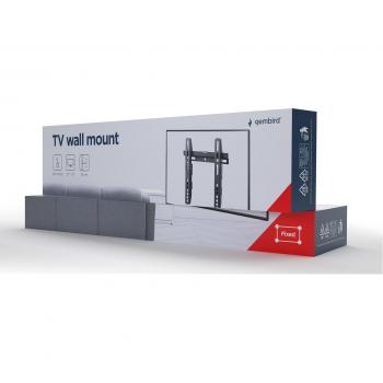 Soporte de Pared GEMBIRD WM-42F-02 para TV de 23 a 42 pulgadas, VESA 200, hasta 40kg - Color Negro