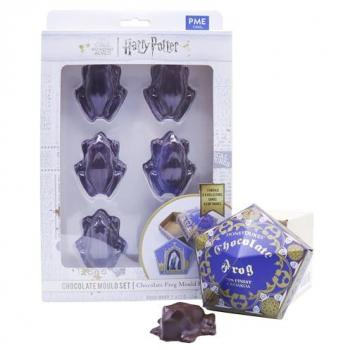 Set de Moldes de Chocolate Harry Potter - Rana de Honeydukes con Cajas Plegables y Cartas Coleccionistas