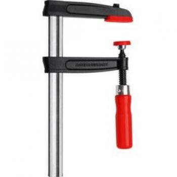 Torno de Apriete de Fundición Maleable Bessey TPN-BE 600/100 con Empuñadura de Madera - Apertura Máxima 600 mm